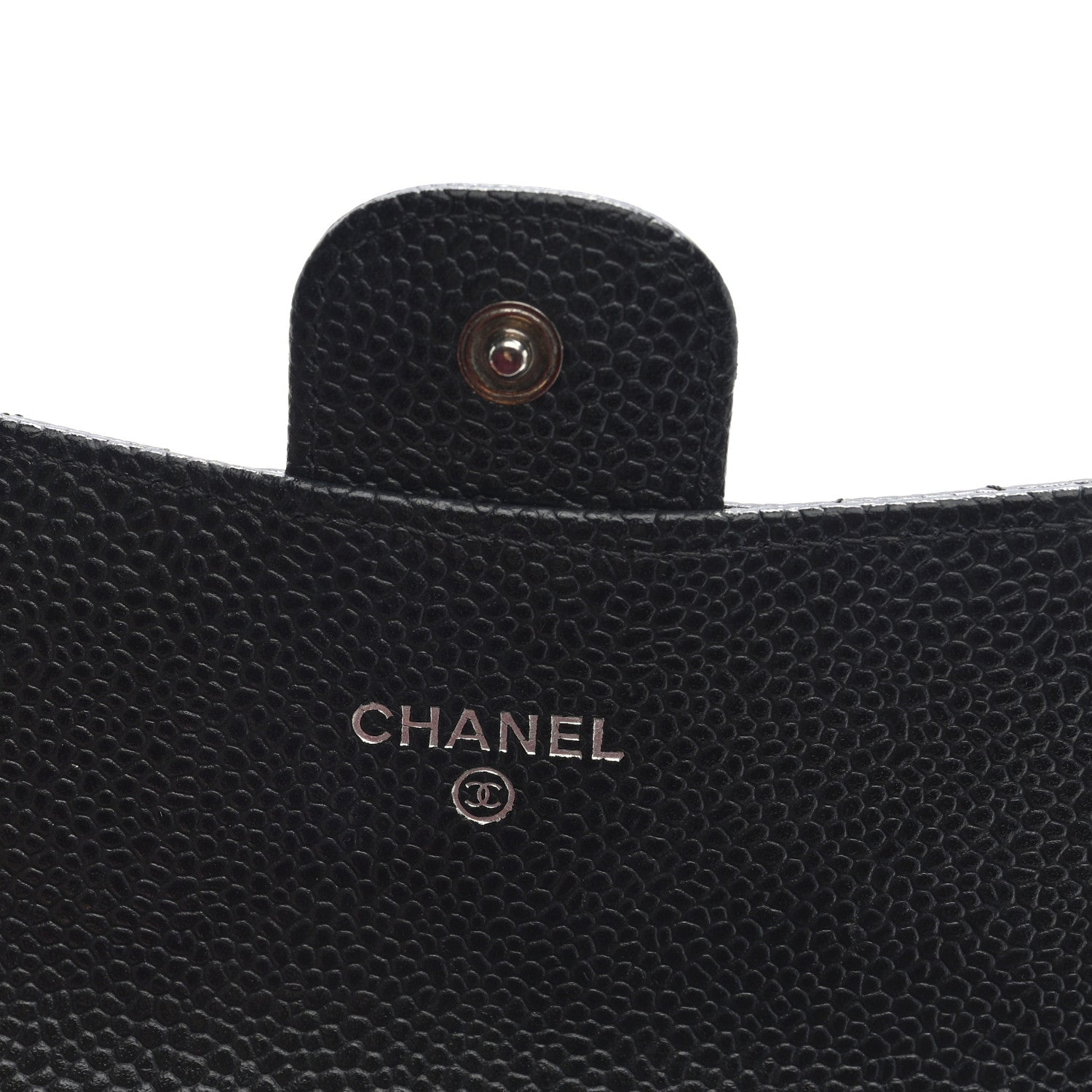 Chanel Caviar Quilted Large Gusset Flap Wallet Black 6 of 7