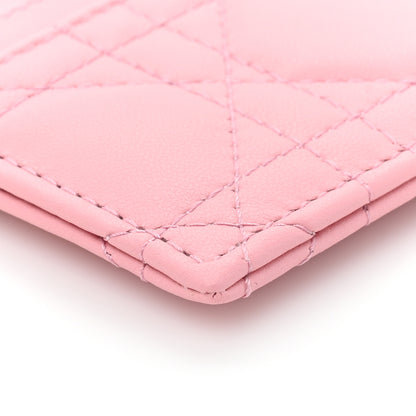 Christian Dior Lambskin Cannage Lady Dior Five-Slots Card Holder Melacoton 9 of 10