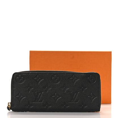 Louis Vuitton Empreinte Clemence Wallet Black 10 of 10
