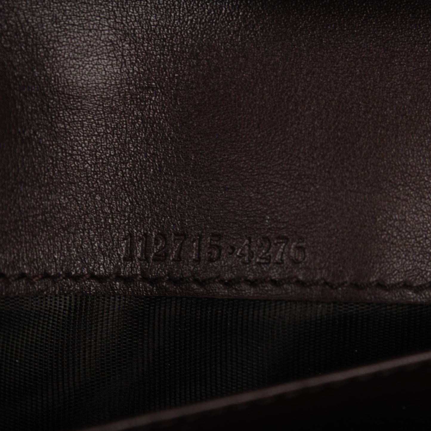 Guccissima Margaux Calfskin Metal Bar Continental Flap Wallet Chocolate
