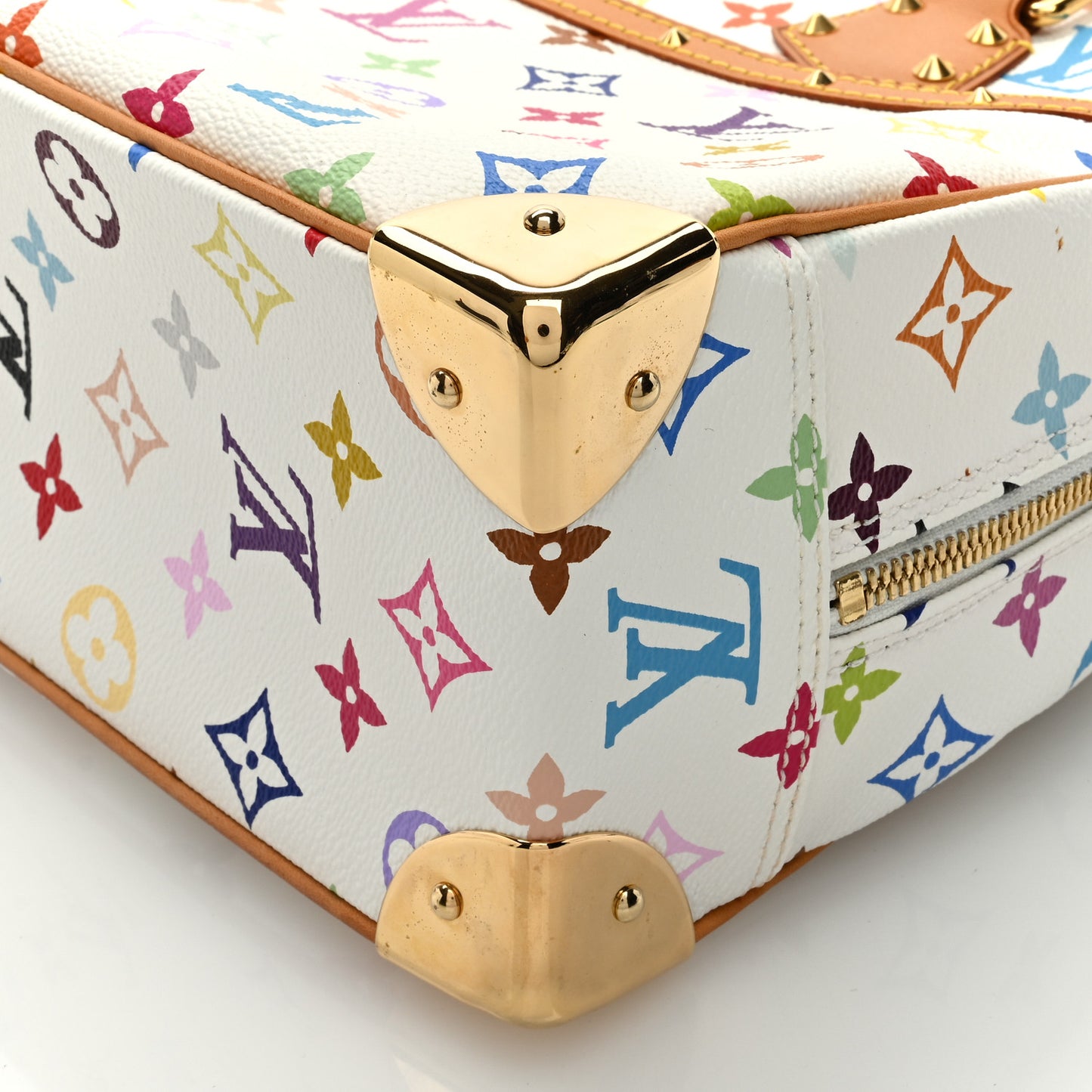 Monogram Multicolor Trouville White