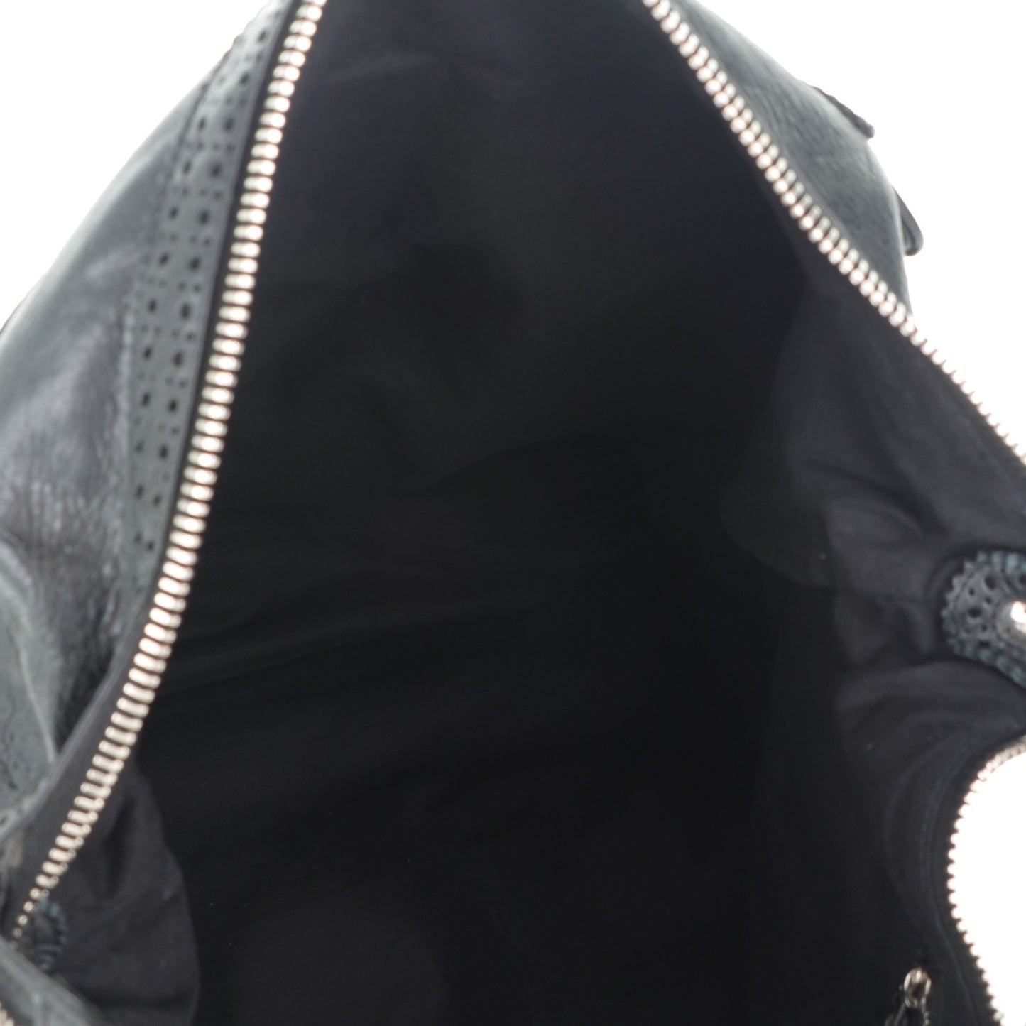 Agneau Giant Brogues Hardware Day Hobo Black