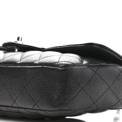 Chanel Caviar Quilted East West Flap Black 10 of 12