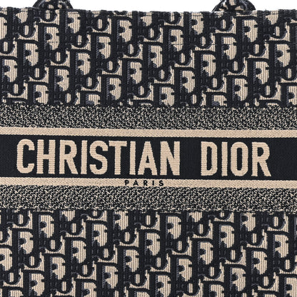 Christian Dior Oblique Medium Book Tote Blue Multicolor 8 of 10