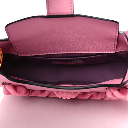 Versace Calfskin La Medusa Small Chain Hobo Bag Pink 4 of 8