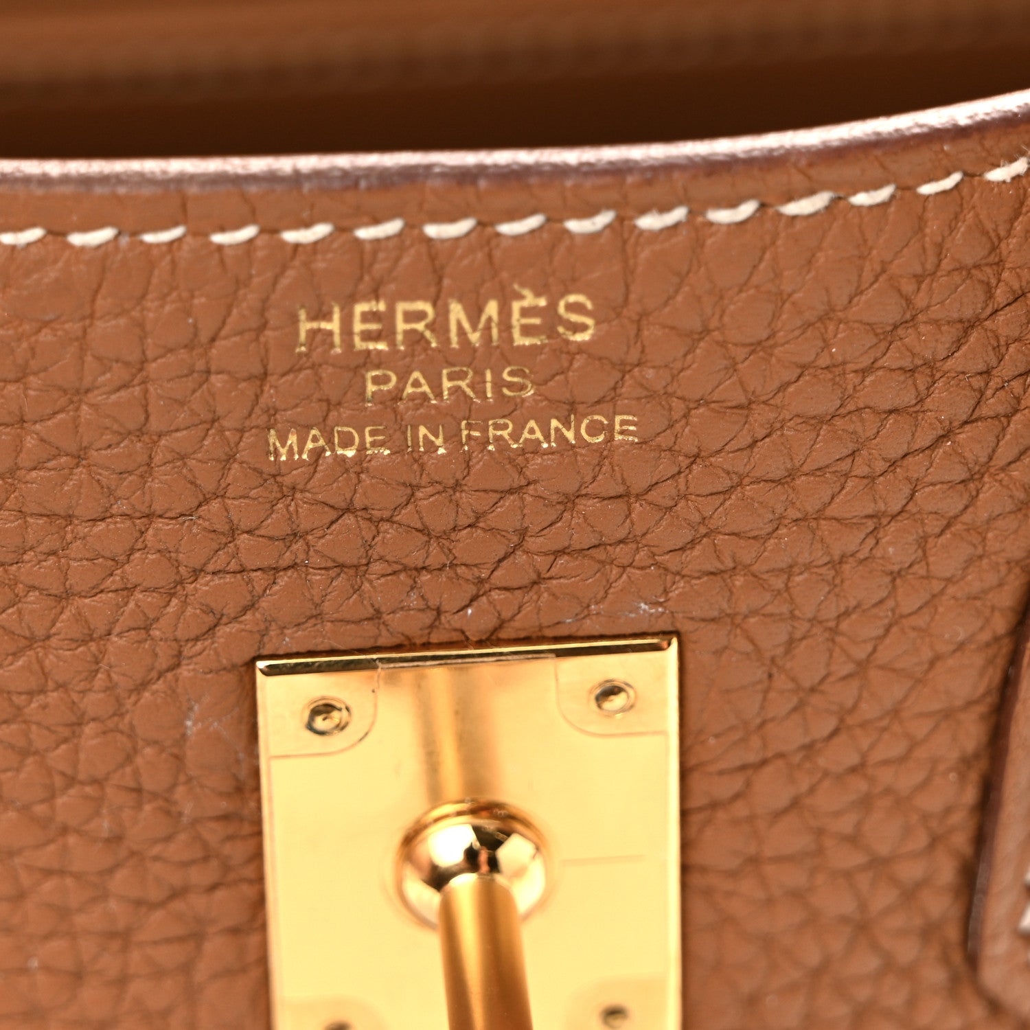 Hermes Togo Birkin 25 Gold 6 of 12