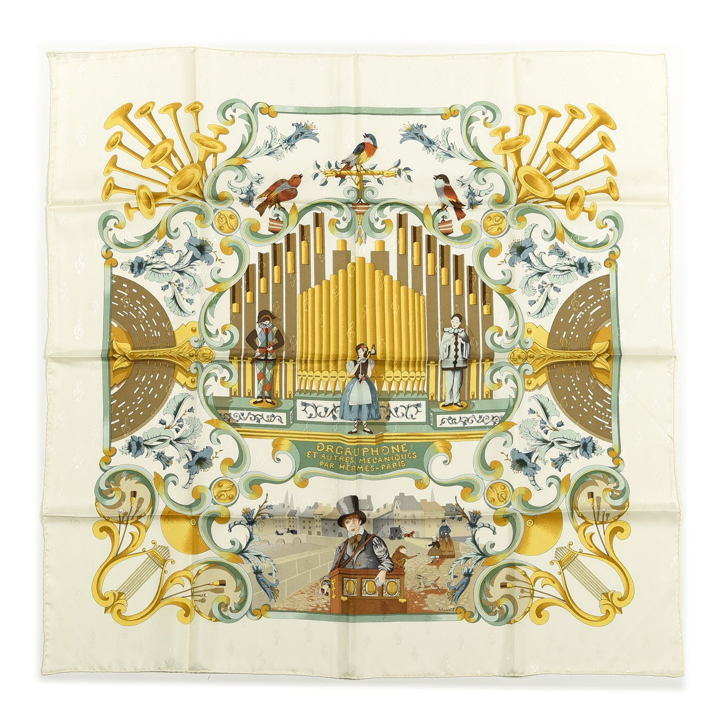 Silk Orgauphone Et Autres Mecaniques Scarf 90