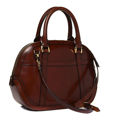 Burberry Bridle Calfskin Small Orchard Bowling Bag Dark Tan 3 of 10