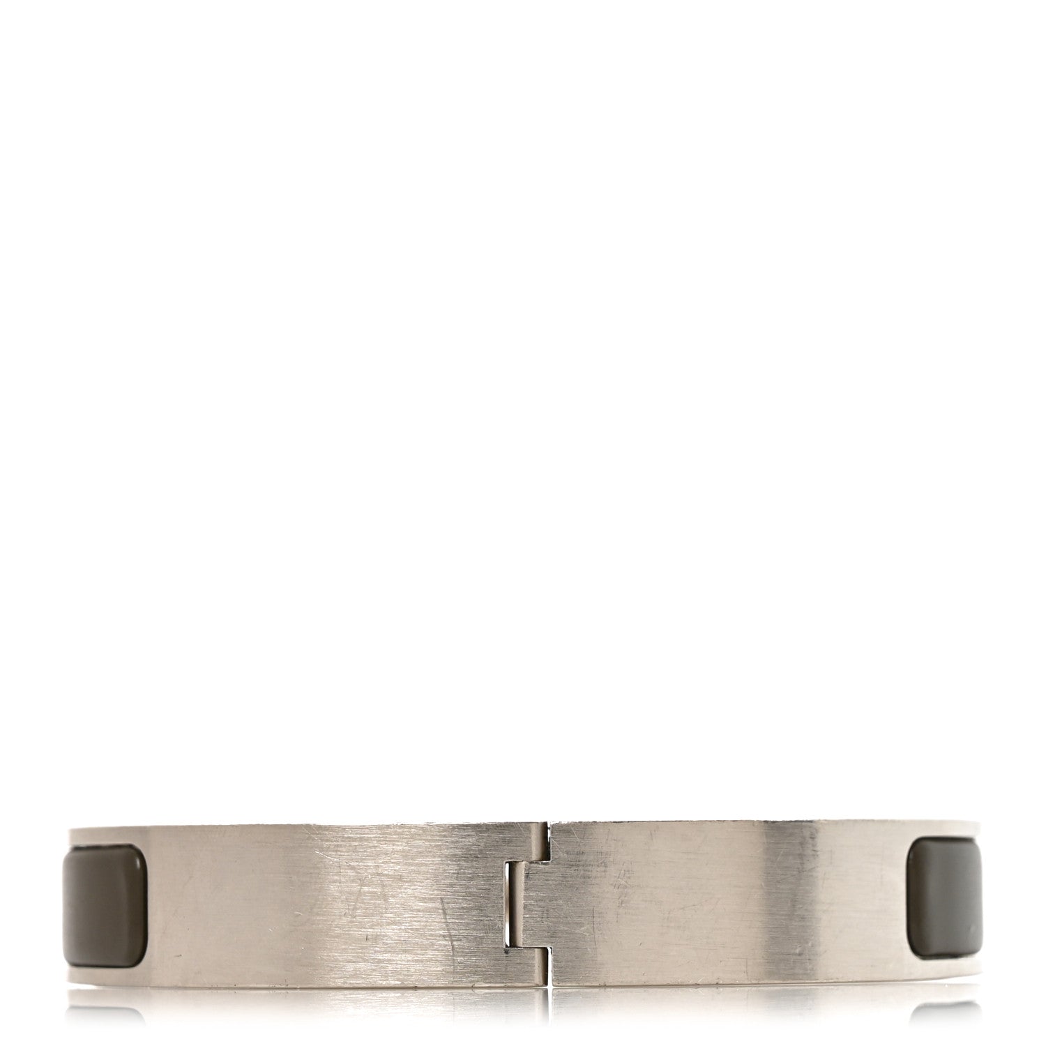 Hermes Matte Enamel Narrow Clic Clac HH Bracelet Etain 3 of 5