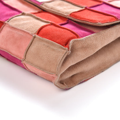 Chanel Suede Patchwork Medium Mademoiselle Flap Multicolor 9 of 11