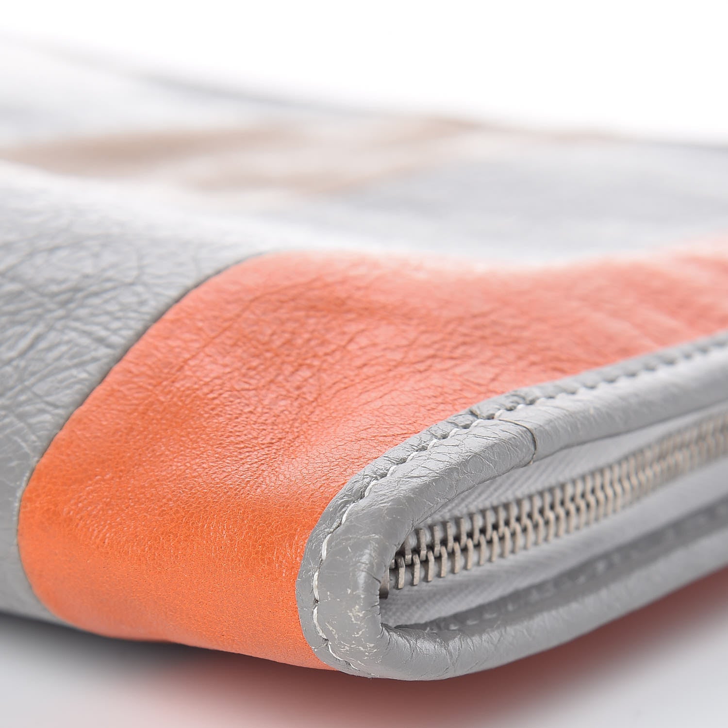 Balenciaga Veau Arena Multicolore Bazar Pouch Beige Orange Taupe 10 of 12