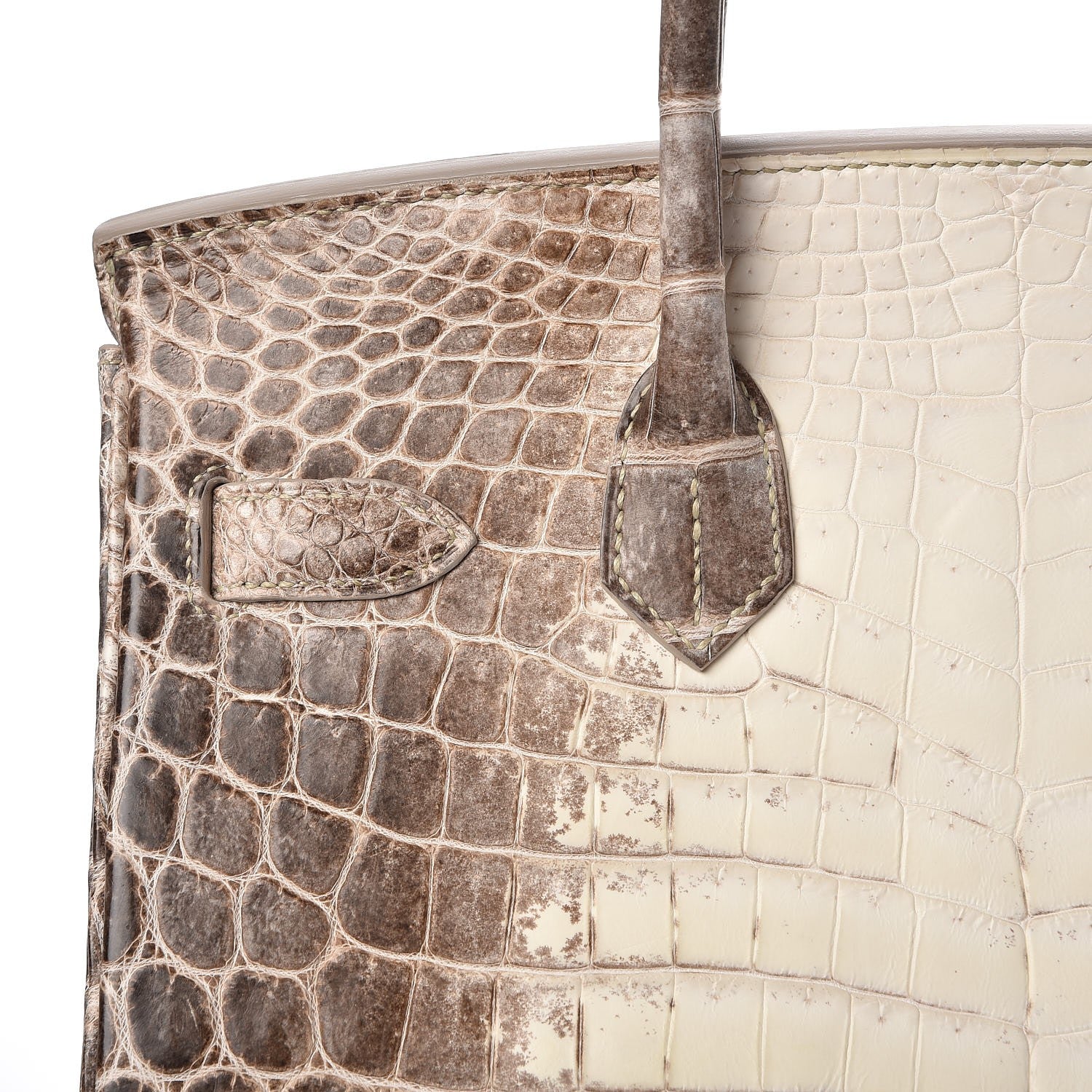 Hermes Matte Niloticus Crocodile Himalaya Birkin 30 Blanc 32 of 49