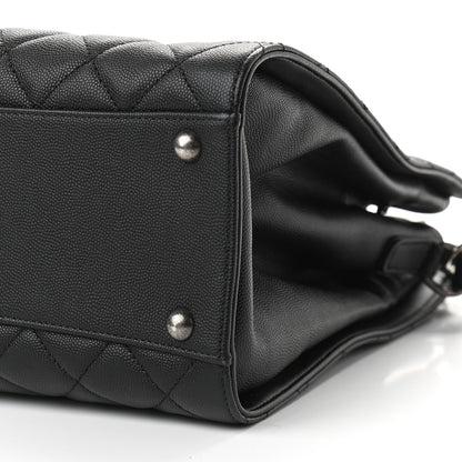 Chanel Caviar Quilted Medium CC Bucket Bag Black 9 of 9