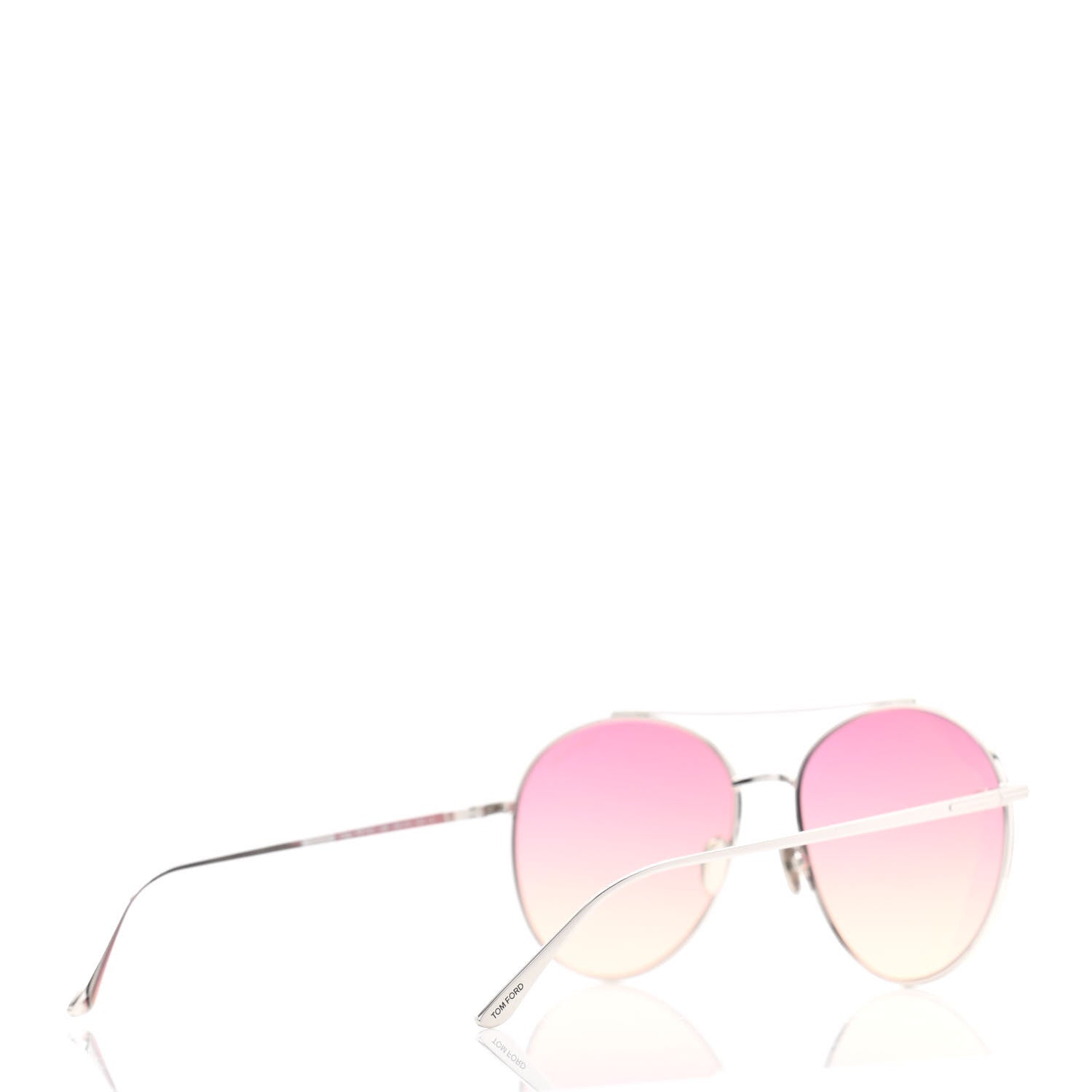 Tom Ford Cleo Sunglasses TF757 Silver 4 of 8