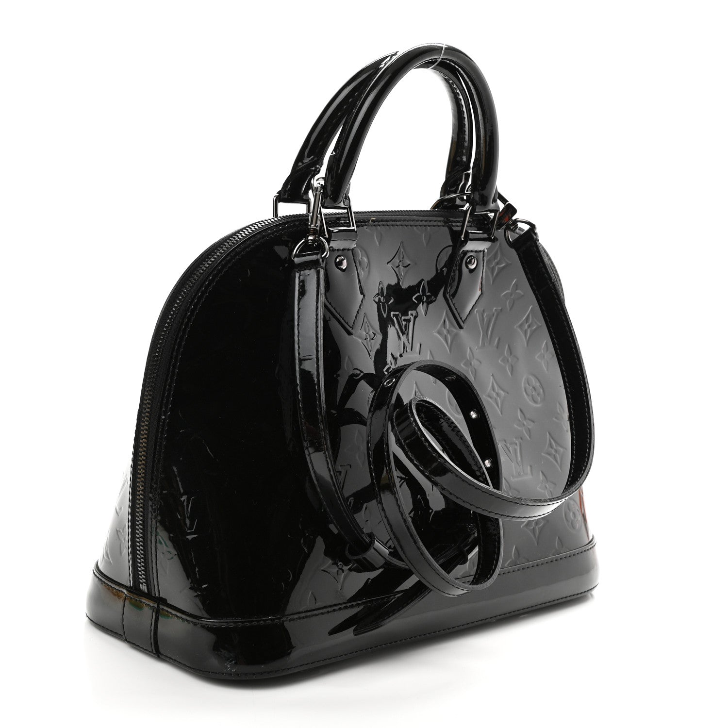 Louis Vuitton Vernis Alma PM Noir Magnetique 3 of 13