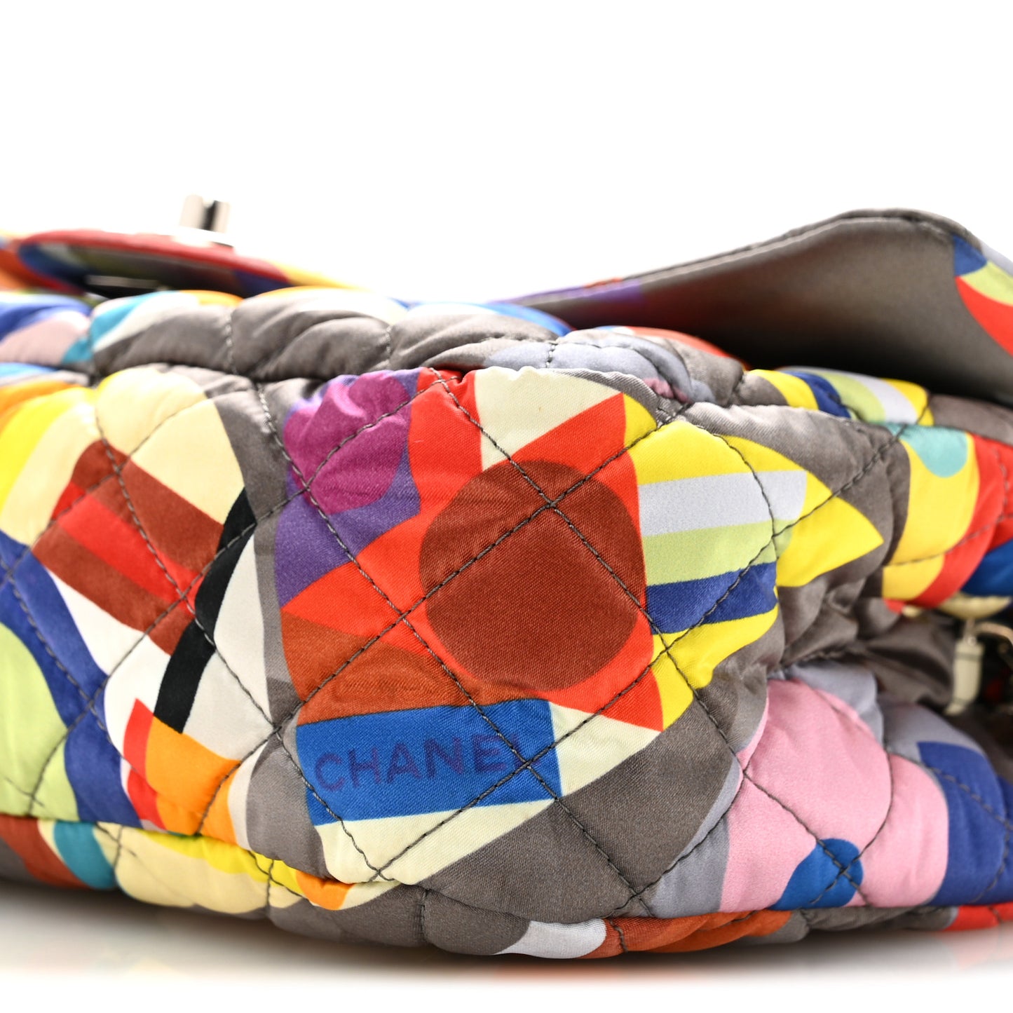 Nylon Printed Small Coco Color Flap Multicolor