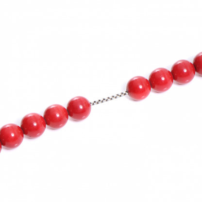 David Yurman Sterling Silver Coral Spiritual Beads Bracelet 7 of 7