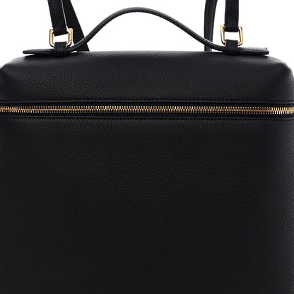 Loro Piana Grained Calfskin L23.5 Extra Pocket Backpack Navy Blue 7 of 10
