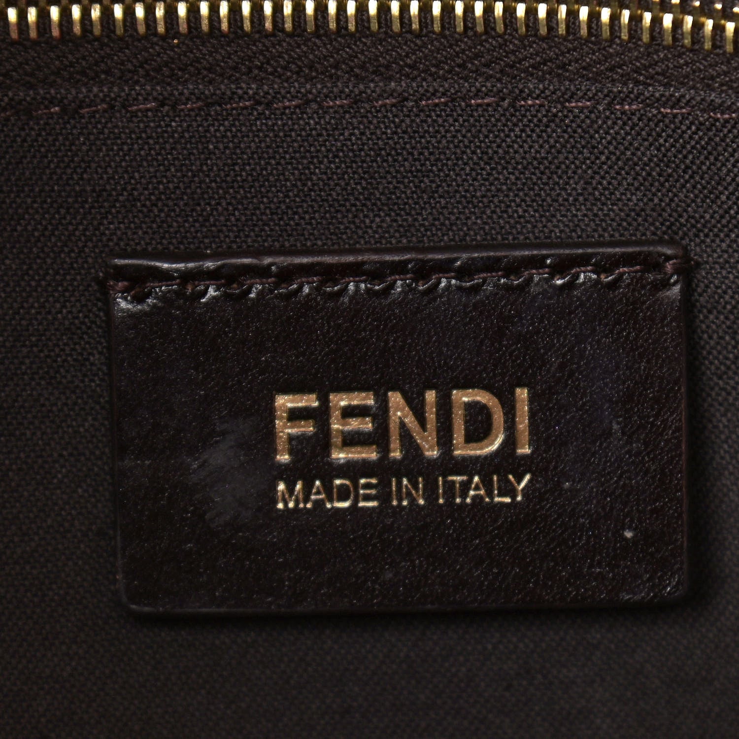 Fendi Zucchino Spalmati Vitello Mama Baguette Bordeaux Rubino 5 of 9