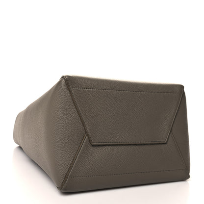 Celine Soft Grained Calfskin Sangle Bucket Bag Taupe 4 of 9