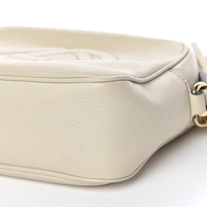 Gucci Pebbled Calfskin Small Soho Disco Bag Off White 9 of 19