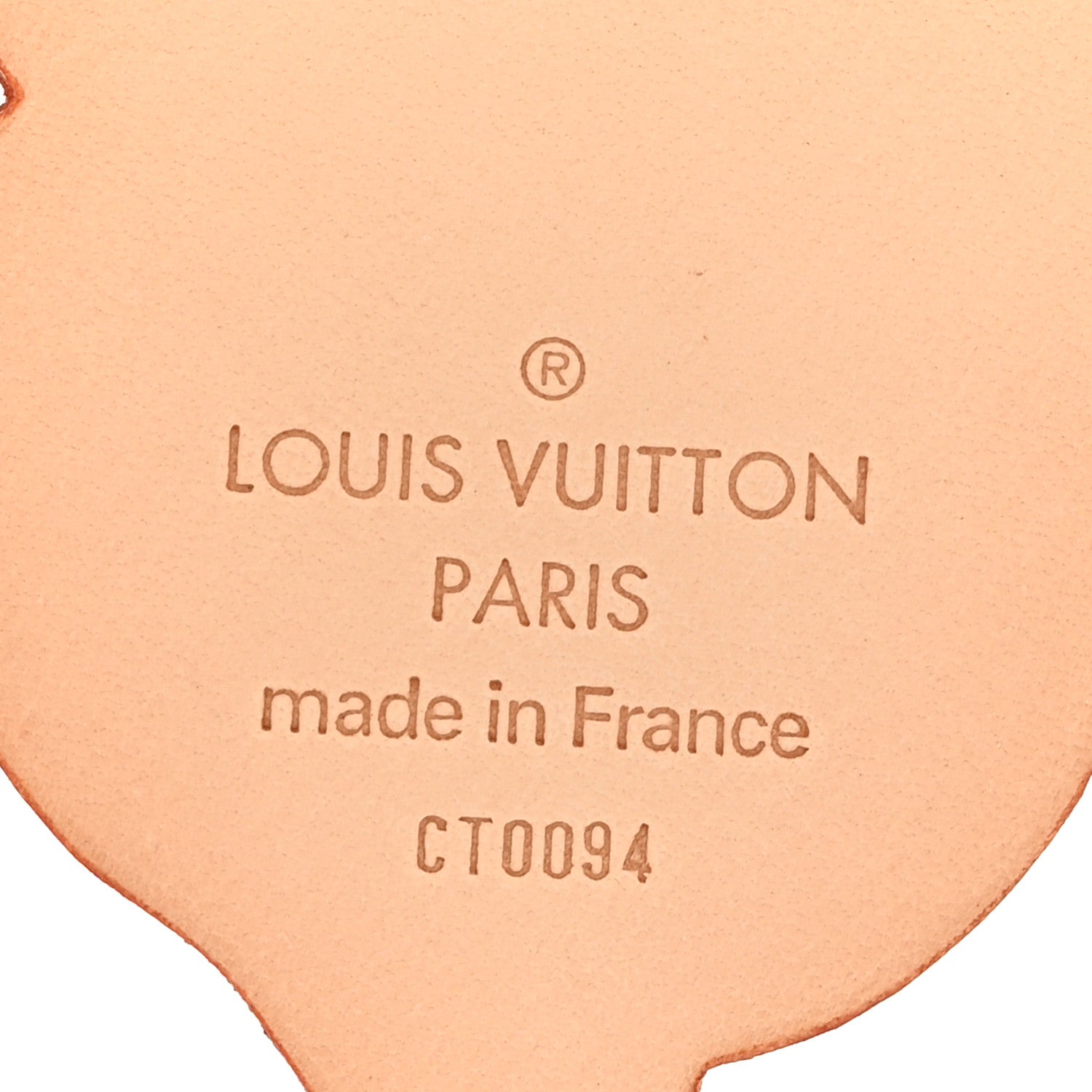 Louis Vuitton Vachetta Monogram Panda Key Ring Bag Charm 3 of 5