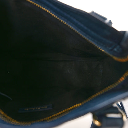 Balenciaga Agneau Classic Gold Hardware Mini City Bleu De Minuit 5 of 10