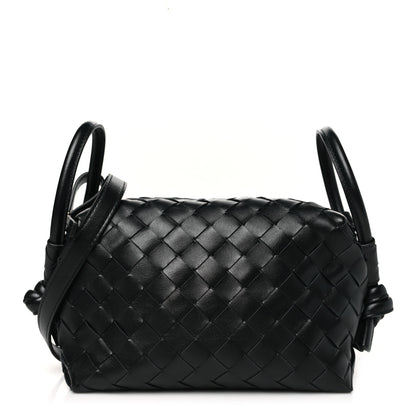 Bottega Veneta Nappa Intrecciato Loop Top Handle Camera Bag Black 1 of 10