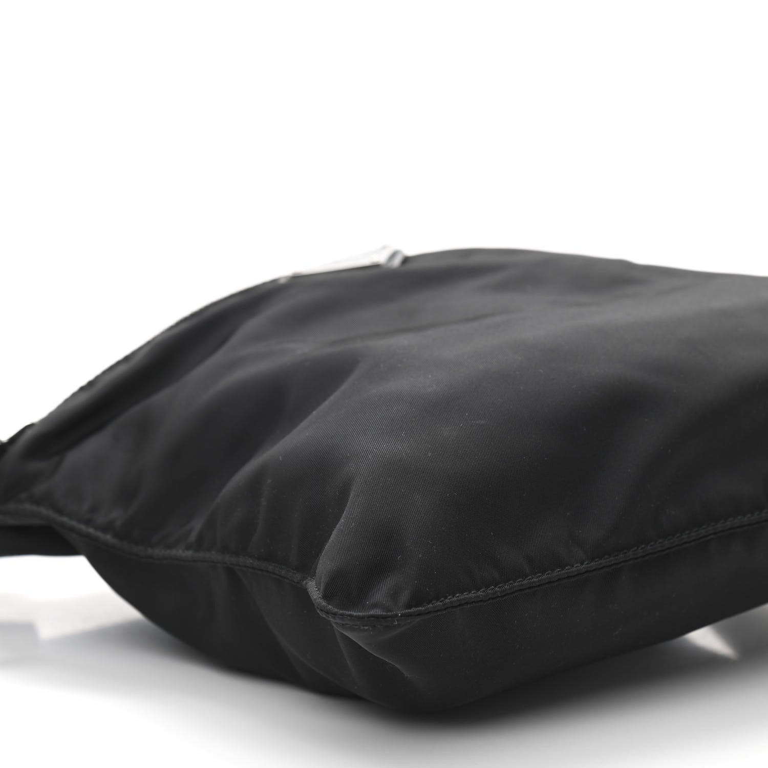 Prada Nylon Vela Flat Messenger Bag Black 8 of 9