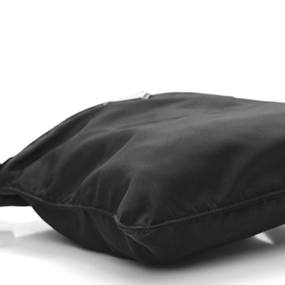 Prada Nylon Vela Flat Messenger Bag Black 8 of 9