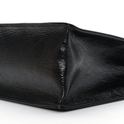 Chanel Shiny Aged Calfskin Shopping Bag Black 9 of 9