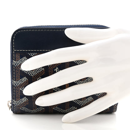 Goyard Goyardine Matignon PM Wallet Navy 2 of 7