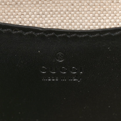 Gucci Calfskin Bamboo Mini 1947 Belt Bag 85 34  Black 6 of 13