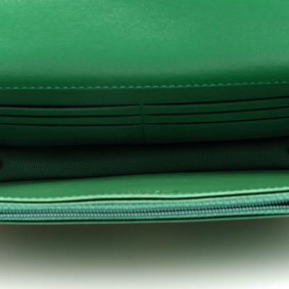 Chanel Lambskin Quilted Chanel 19 Wallet On Chain WOC Green 5 of 10
