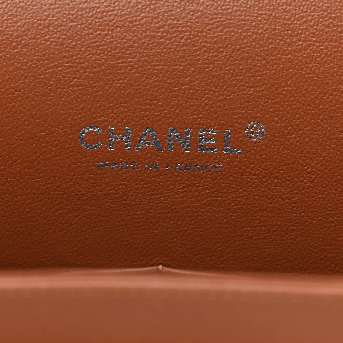 Caviar Quilted Maxi Double Flap Light Brown
