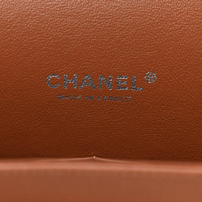 Chanel Caviar Quilted Maxi Double Flap Light Brown 5 of 11