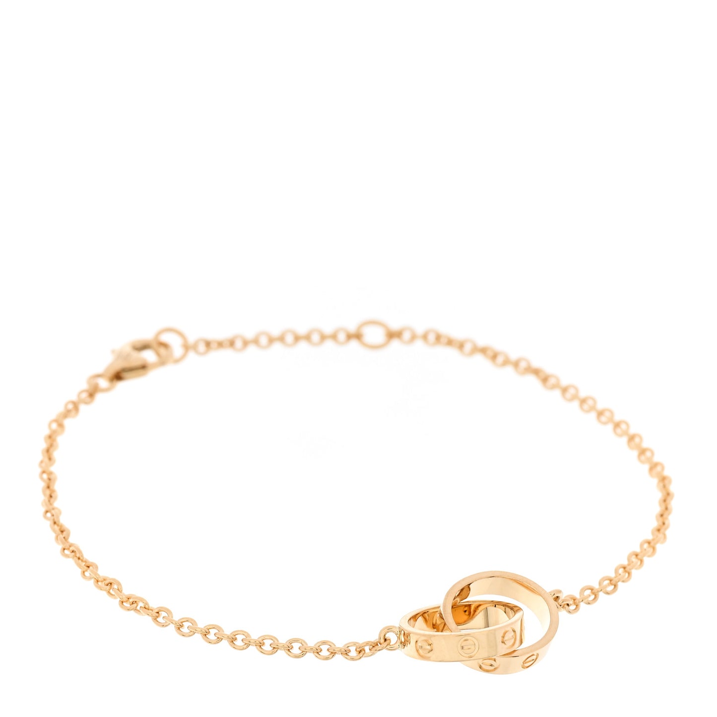 18K Yellow Gold Interlocking LOVE Bracelet