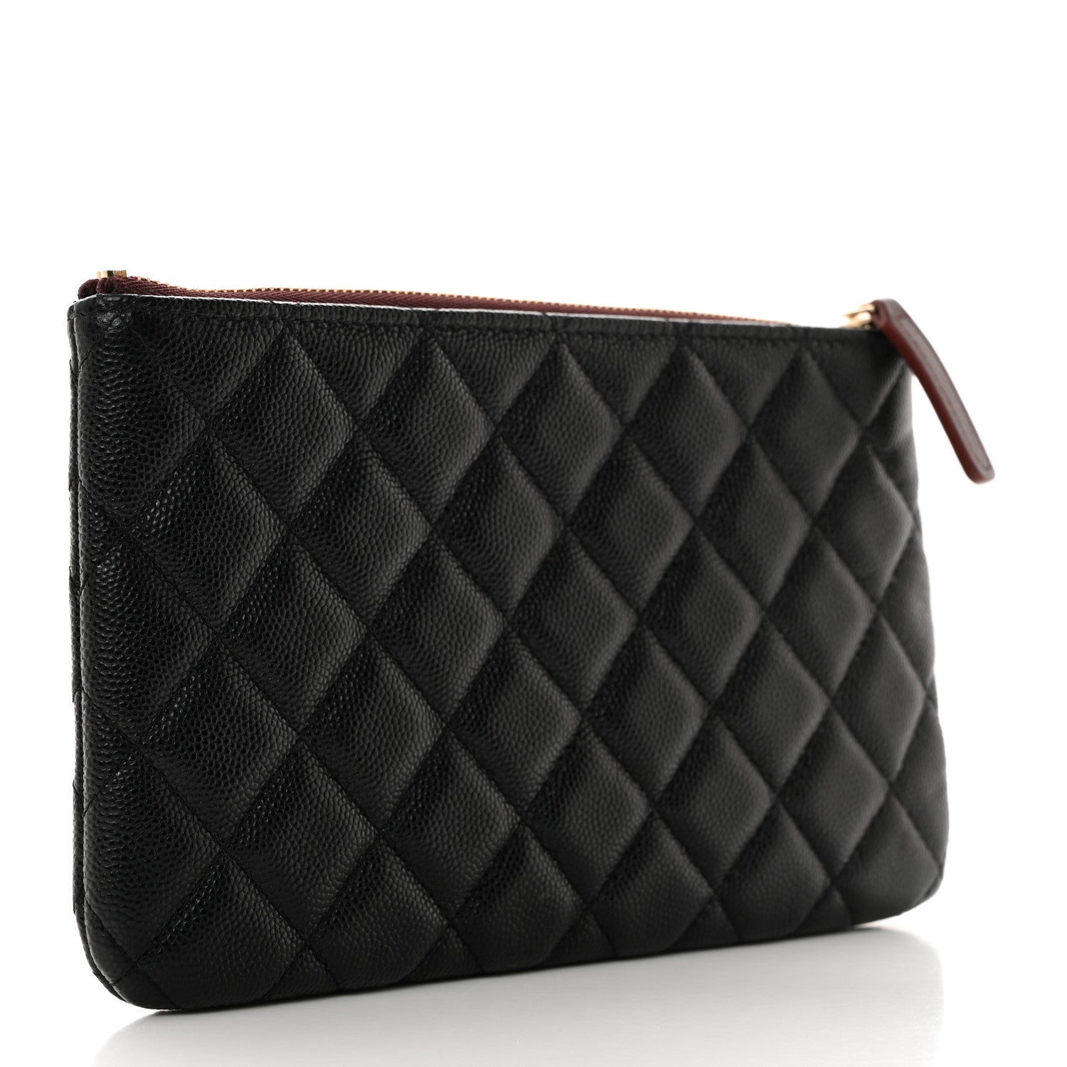 Chanel Caviar Quilted Cosmetic Case Black 3 of 8