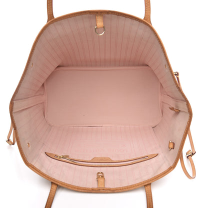 Louis Vuitton Damier Azur Neo Neverfull MM Rose Ballerine 5 of 18
