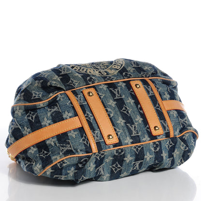 Louis Vuitton Denim Raye Porte Epaule MM 5 of 9