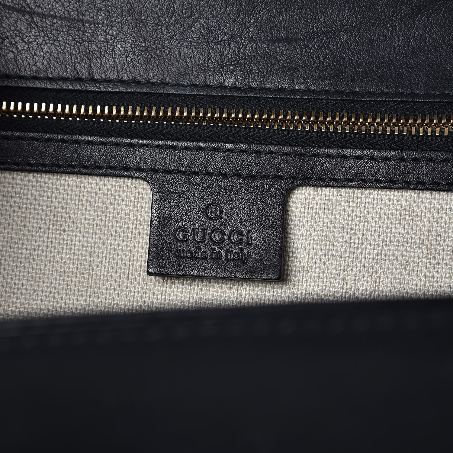 Gucci Calfskin New Bamboo Large Top Handle Bag Black 6 of 12