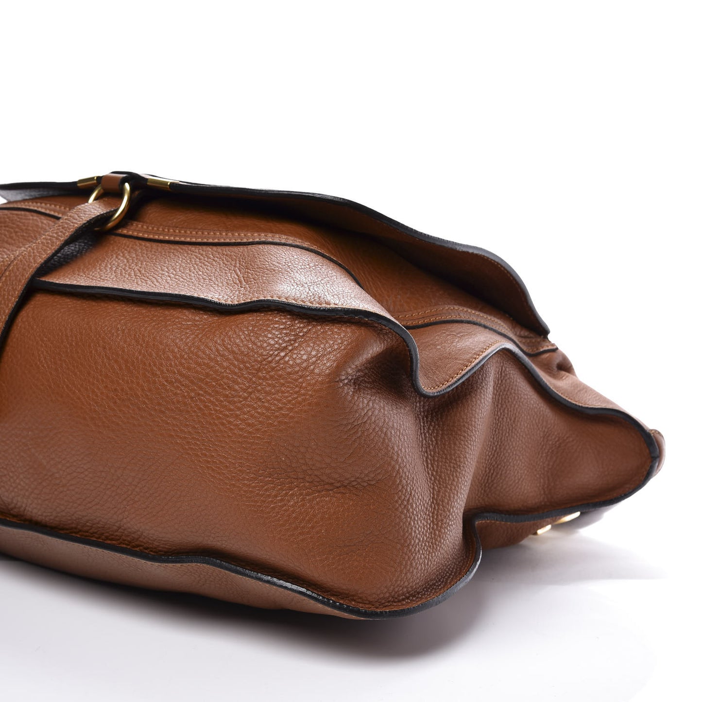 Calfskin Large Marcie Satchel Tan