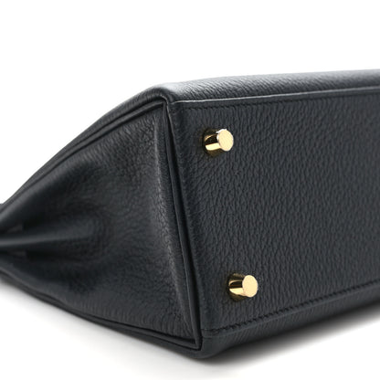 Hermes Togo Kelly Retourne 25 Black 8 of 11