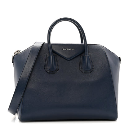 Givenchy Sugar Goatskin Medium Antigona Night Blue 1 of 14