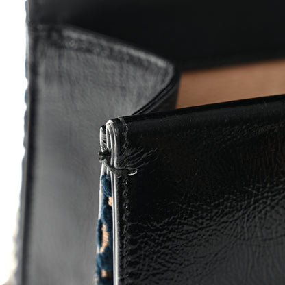 Gucci Velvet Skipper Crystal GG Monogram Small Dionysus Shoulder Bag Blue Beige Black 12 of 12