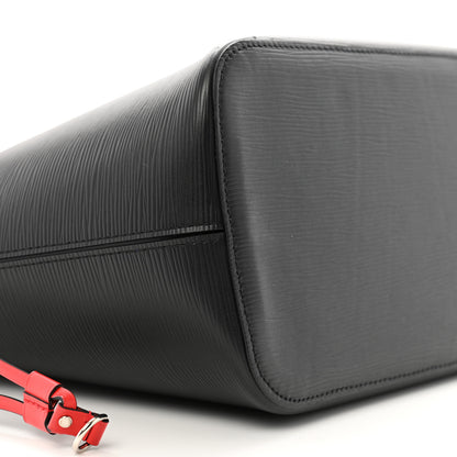 Louis Vuitton Epi Neverfull MM Noir Figue Safran 9 of 11