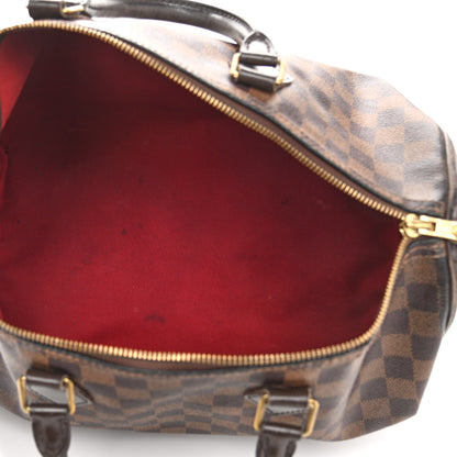 Louis Vuitton Damier Ebene Speedy 35 5 of 17