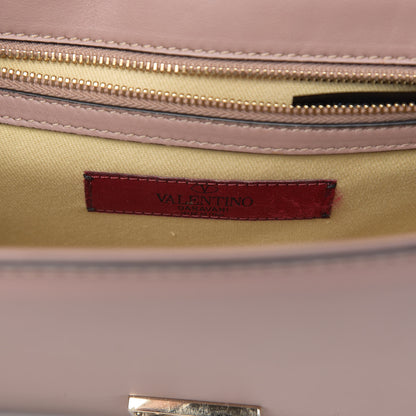 Valentino Garavani Vitello Medium Glam Lock Rockstud Flap Poudre 5 of 9