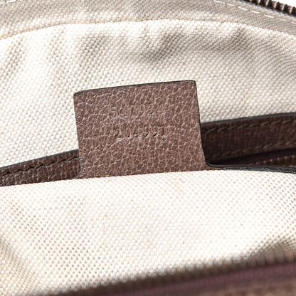 Gucci GG Supreme Monogram Web Medium Ophidia Messenger Bag Brown 7 of 11