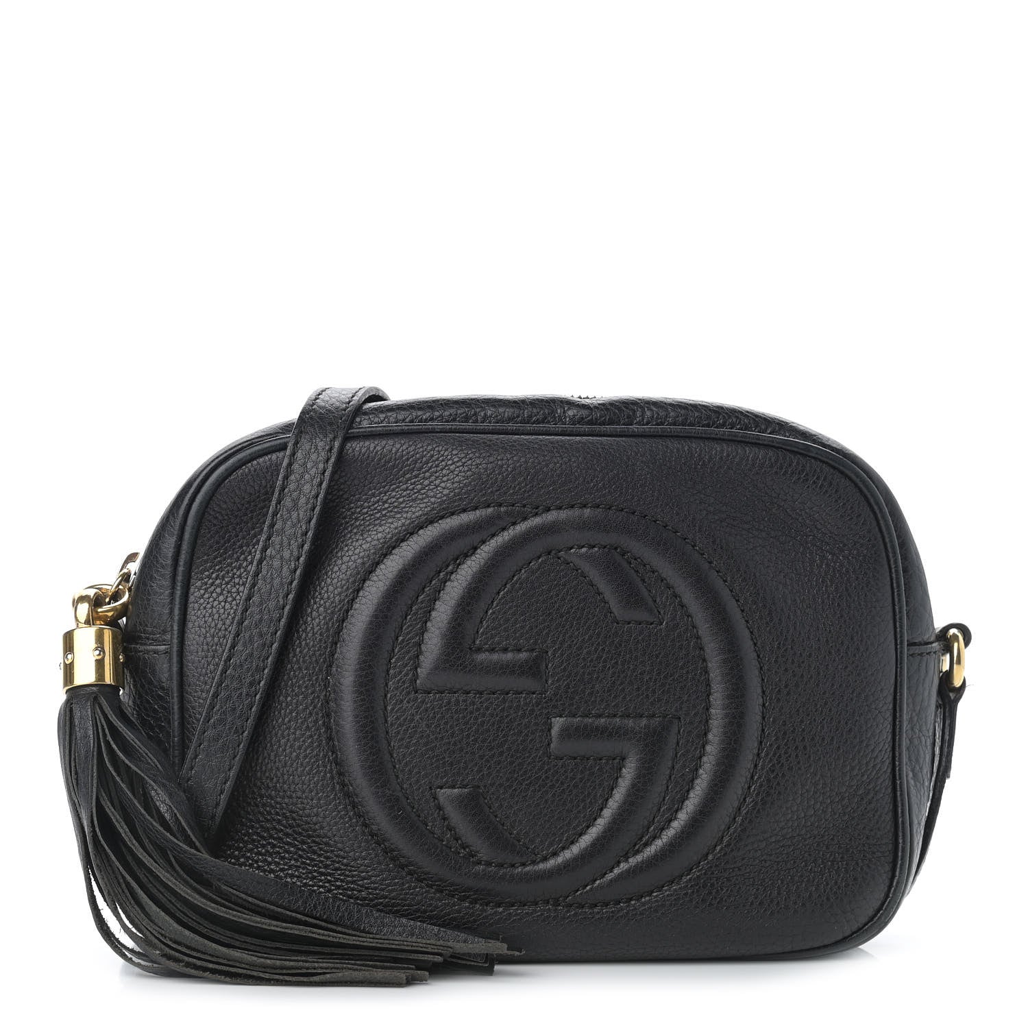 Gucci Pebbled Calfskin Small Soho Disco Bag Black 1 of 12